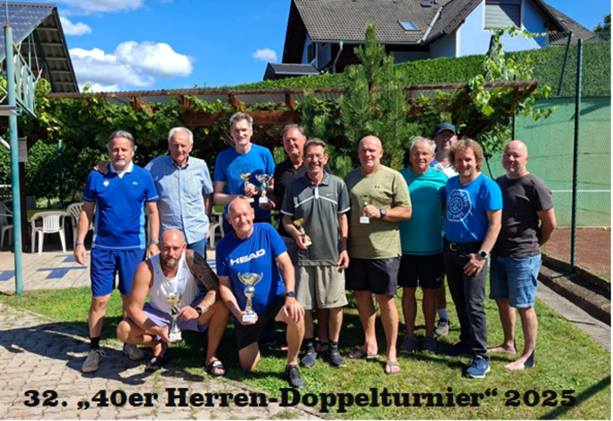Tolles "40er Herren-Doppelturnier"